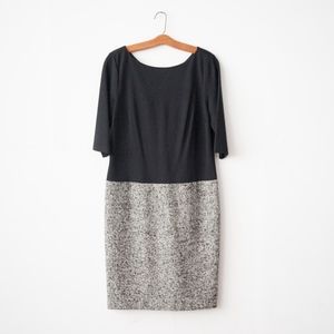 Talbots Drop Waist Tweed Dress